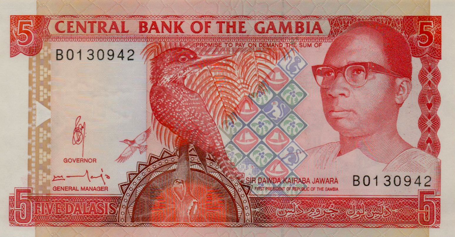 Gambia 5 1991 UNC P-12/b